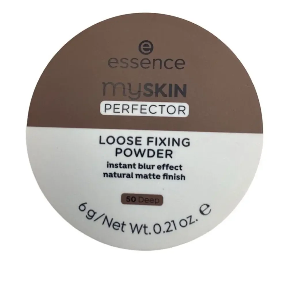 Essence My Skin Perfector Loose Fixing Powder 50 Deep Matte Finish 6g pack‎ 3